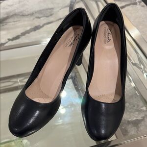 Clarks Women's Classic Black Heels